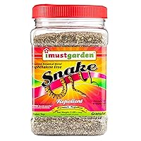 I Must Garden Snake Repellent: Powerful All-Natural Protection – 3 lb. Granular Shaker Jar