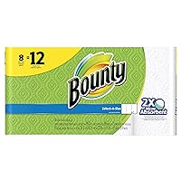 Bounty Select-A-Size Paper Towels, White, Giant Roll, 8 Rolls (Pack of 1)