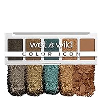 Color Icon Eyeshadow Makeup 5 Pan Palette, My Lucky Charm, Matte, Shimmer, Metallic, Long Wearing, Rich Buttery Pigment, Cruelty Free