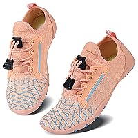 Caitin Boys Girls Water Shoes Quick Drying Aqua Beach Pool Swim Lightweight Athletic Sneakers for Little Big Kids
