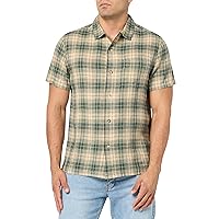 PENDLETON Men's Short Sleeve Linen Camp Shirt