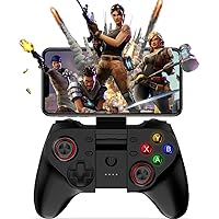 Mobile Game Controller for PUBG & COD, Wireless Key Mapping Shooting Fighting Racing Gamepad Joystick for Android Samsung Galaxy, LG, HTC, Huawei, Xiaomi Other Phone & Tablet