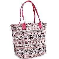 J World New York Lola Tote Bag Insulated Lunch-Box for Women, Skandi Pink, One Size
