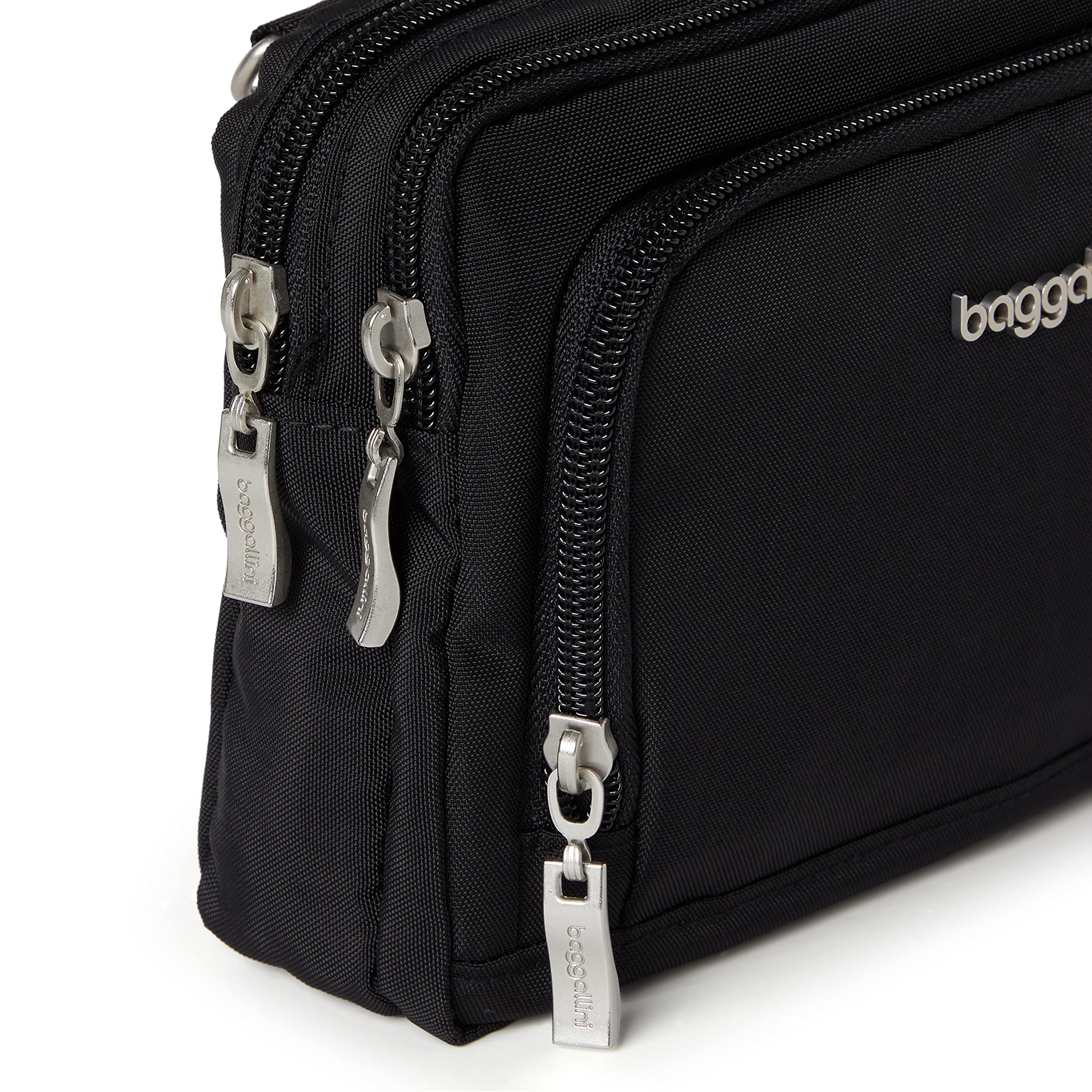 Triple Zip Bag with Wallet