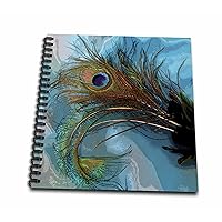 3dRose db_60467_2 Abstract Peacock Feather Ii-Memory Book, 12 by 12-Inch