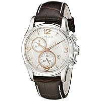 Hamilton Men's H32612555 Jazzmaster Chronograph Silver Dial Watch