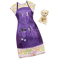 Barbie Clothes - Career Outfit Doll, Pet Groomer with Puppy
