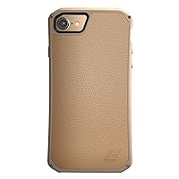 Element Case Solace LX Premium Leather Protective Case for Apple iPhone 7 - Gold (EMT-322-136DZ-05)