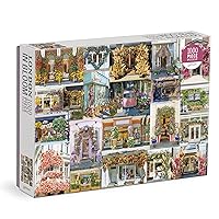 Galison London in Bloom – 1000 Piece Puzzle Fun and Challenging Activity with Bright and Bold Artwork of London Decorated in Flowers for Adults and Families