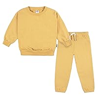 Gerber baby-girls Toddler 2-piece Fleece Sweatshirt and Jogger Set