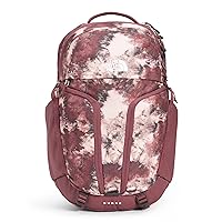 THE NORTH FACE Women's Surge Commuter Laptop Backpack, Wild Ginger Glacier Dye Print/Wild Ginger, One Size