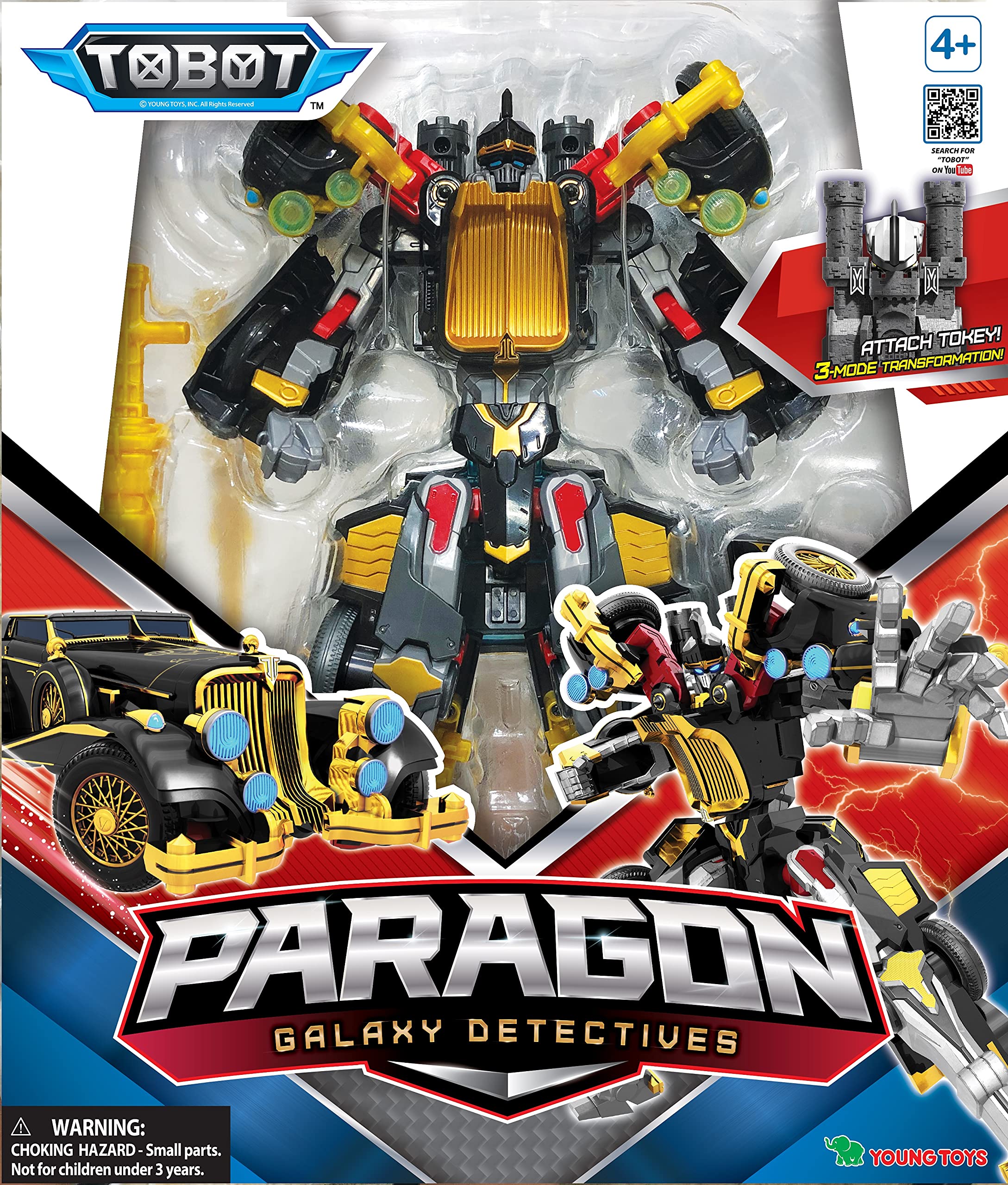 TOBOT GD Paragon, Youngtoys Transforming Collectible Vehicle to Robot Animation Character