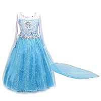 Dressy Daisy Toddler Little Girls' Ice Princess Dress Costume Birthday Halloween Christmas Fancy Party Dresses