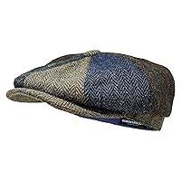 The Tay - Patchwork Baker Boy Cap - Harris Tweed - 100% Wool - Water Resistant