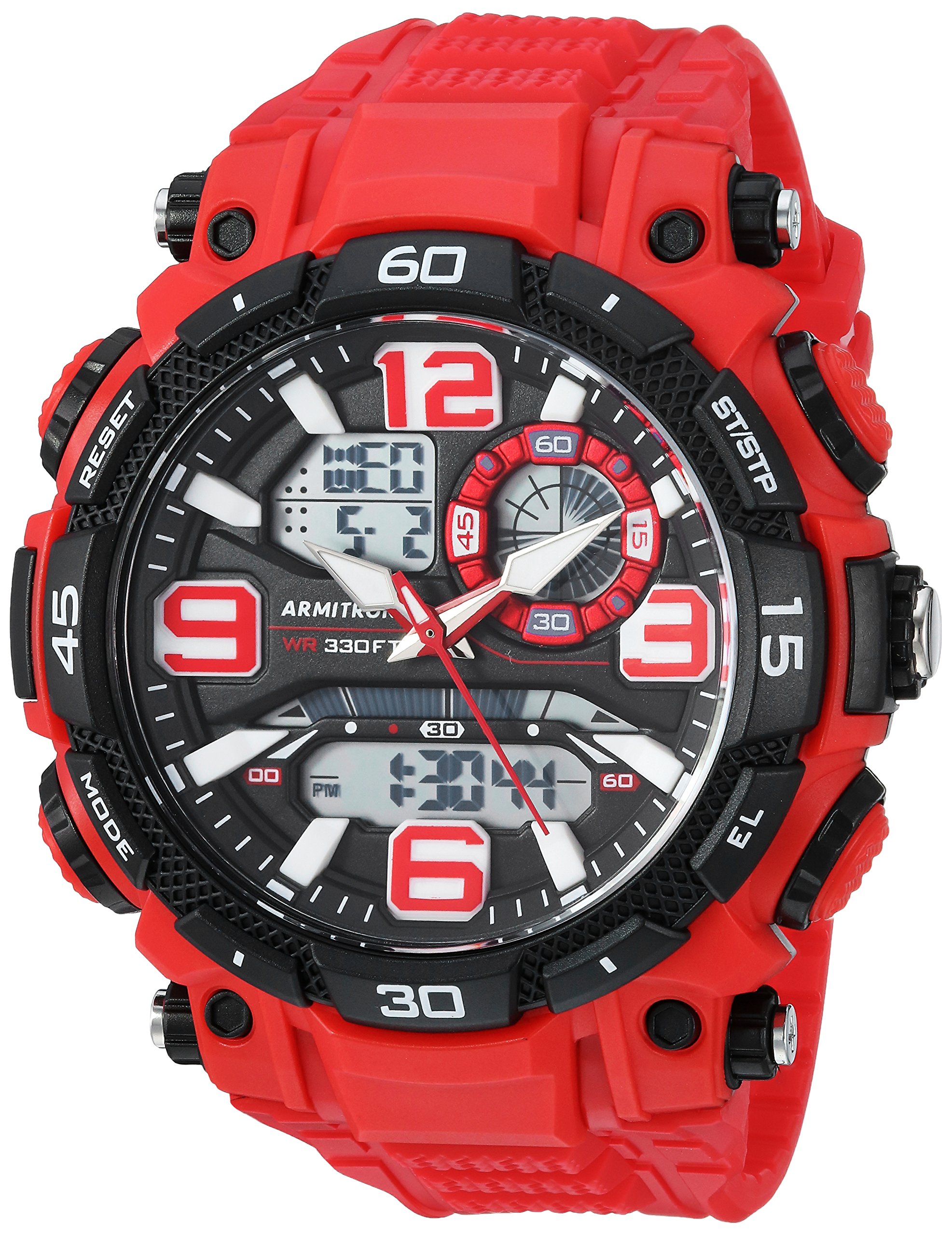 Armitron Sport Men's Analog-Digital Chronograph Resin Strap Watch