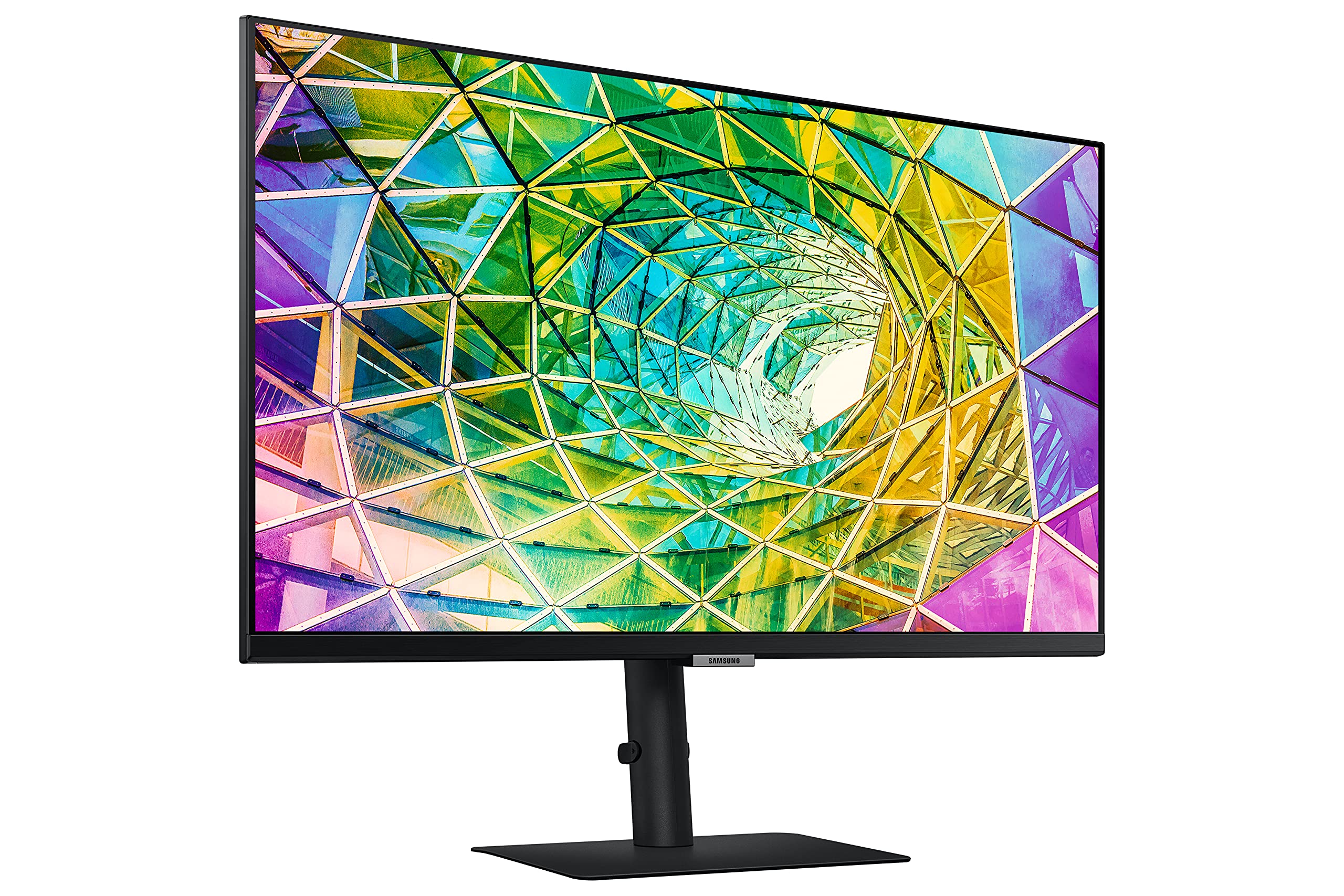 SAMSUNG ViewFinity S80A Series 27-Inch 4K UHD (3840x2160) Computer Monitor, HDMI, USB Hub, HDR10 (1 Billion Colors), Height Adjustable Stand, TUV-Certified Intelligent Eye Care (LS27A804NMNXGO),Black