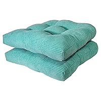 Arlee Home Fashions – Chair Pad - Soft and Comfortable Memory Foam Seat Cushion – Non-Skid Backing Cushion - Blue – 15.5