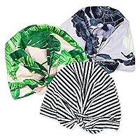 Kitsch Luxury Shower Cap for Women | Waterproof | Reusable Shower Caps Cleanse Holiday Gift Bundle