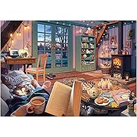 Ravensburger Cozy Retreat 500 Piece Large Format Jigsaw Puzzle for Adults - 14967 - Every Piece is Unique, Softclick Technology Means Pieces Fit Together Perfectly