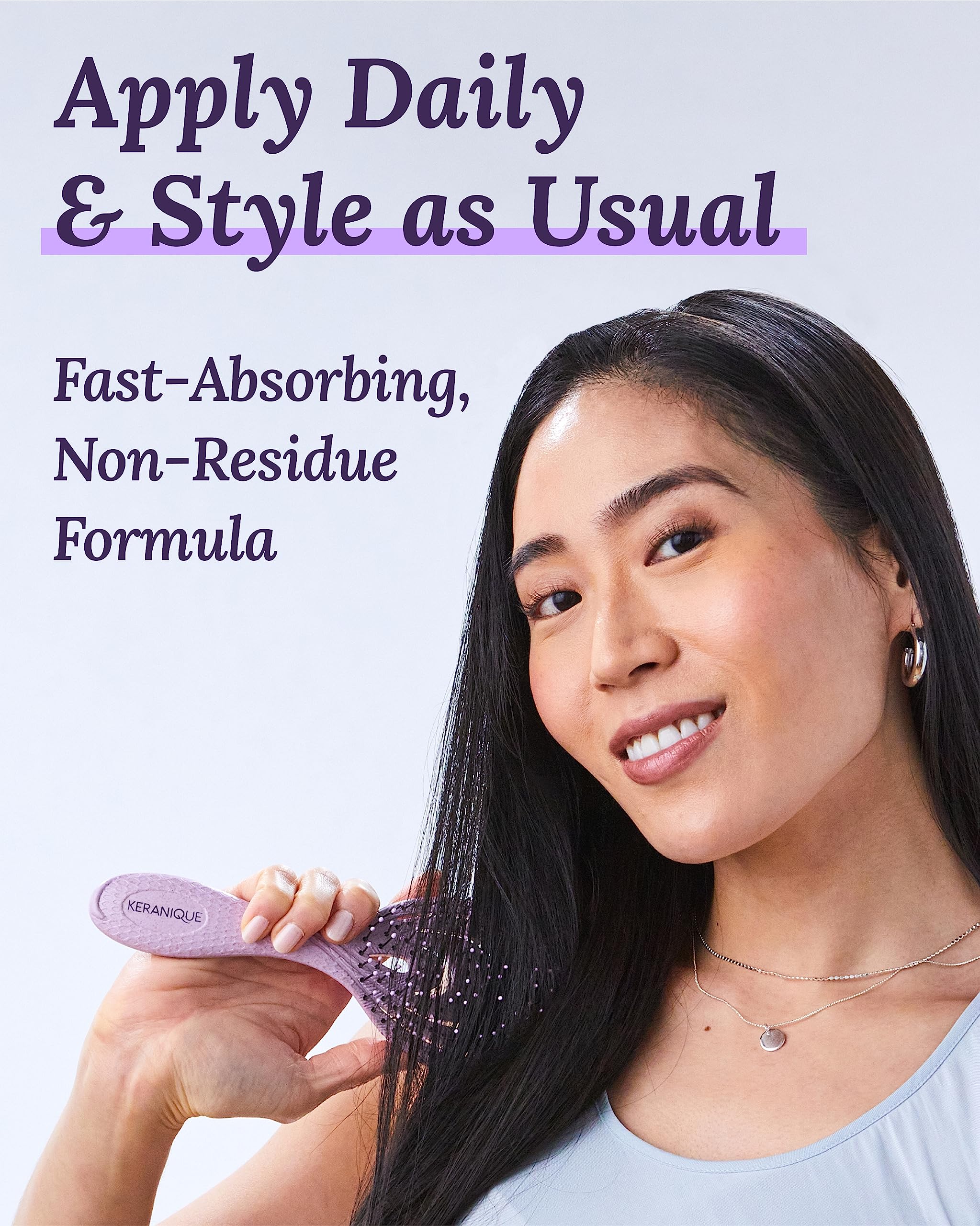 Keranique Follicle Booster Hair Serum - Advanced Hair Thinning Serum for Density Restoration - Keratin Enriched Hair Follicle Stimulator Spray - Hair Thickening Serum for Thicker and Fuller Growth