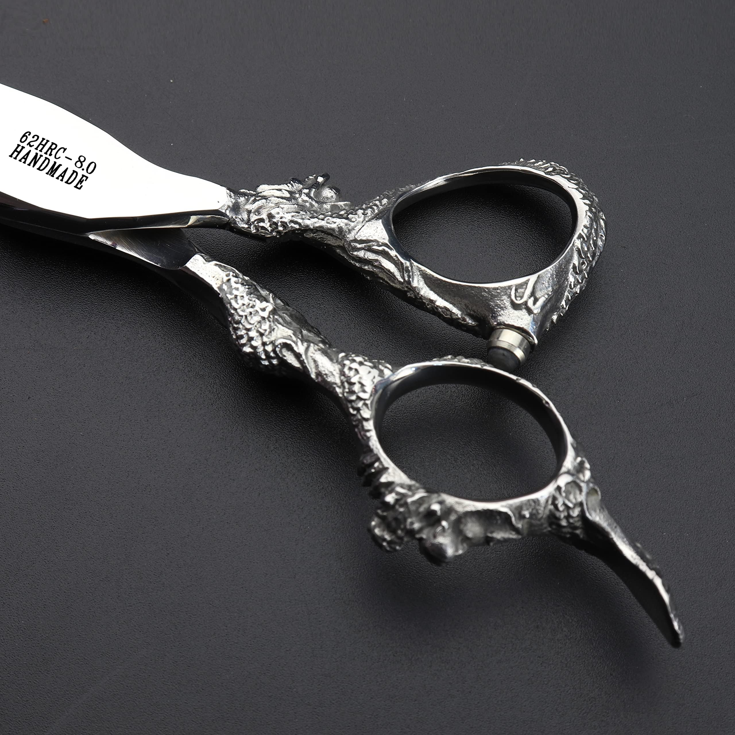 6/7/8/9 inch Professional Hair Cutting Thinning Scissors Barber Shears Hairdressing Salon Set (8 inch flat)