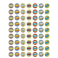 Teacher Created Resources® Superhero Mini Stickers Valu-Pak, 3/8 in, Multicolored, 1144 Pieces