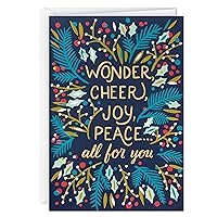 Hallmark UNICEF Boxed Christmas Cards Assortment, Wonder and Peace (12 Cards and 13 Envelopes)