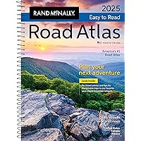 Rand McNally Road Atlas 2025: United States, Canada, Mexico Easy to Read Large Print Maps Rand McNally Road Atlas 2025: United States, Canada, Mexico Easy to Read Large Print Maps Spiral-bound