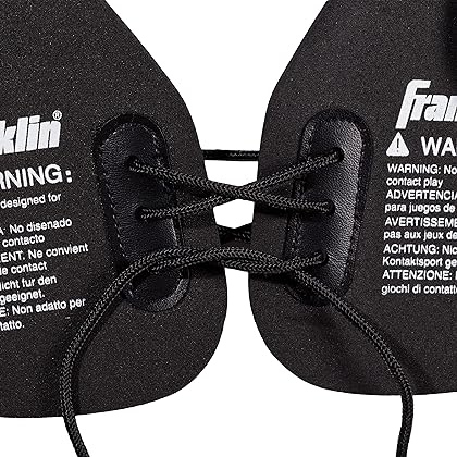 Franklin Sports Kids Costume Football Shoulder Pads - Lightweight Dress Up Shoulder Pads for Youth + Toddlers - Perfect for Halloween Football Costumes,Black