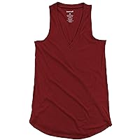 boxercraft Light and Flowy Cotton Blend Tank - at Ease Racer Back Tank Ladies Sizes