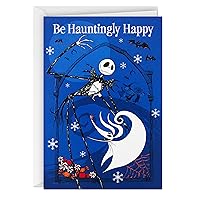 Hallmark Pack of 16 Holiday Cards (Nightmare Before Christmas All Occasion Cards for Birthdays, Halloween, New Year, and More)