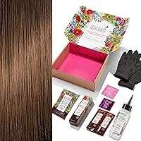 7WB Medium Warm Beige Blonde Permanent Hair Color Dye Kit (Color, Developer, Barrier Cream, Gloves, Cleaning Wipe, Shampoo and Conditioner) Radiant Color that Lasts up to 8 Weeks
