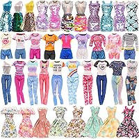 Buy 50 Pcs Doll Clothes and Accessories, 5 Wedding Gowns 5 Fashion Dresses  4 Slip Dresses 3 Tops 3 Pants 3 Bikini Swimsuits 20 Shoes for 11.5 inch Doll  Christmas Stocking Stuffers Girls Gift Age 5-7 8-10
