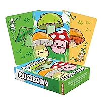 Aquarius Mushroom Playing Cards -Mushroom Themed Deck of Cards for Your Favorite Card Games - Officially Licensed Merchandise & Collectibles 2.5 x 3.5