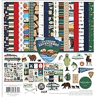 Carta Bella Paper Company Outdoor Adventures Collection Kit Paper, 12-x-12-Inch