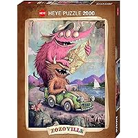 Heye Road Trippin' Zozoville 2000 Piece Jigsaw Puzzles, Multicoloured