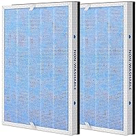 MSA3 True HEPA Replacement Filter, Compatible with Membrane Solutions MSA3/MSA3S Air Purifier, 【Upgraded】3-in-1 H13 True HEPA Filter(2-Pack)