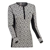Kari Traa Rose Long Sleeve Women's Base Layer Top - 100% Merino Wool Fitted Knit Thermal Shirt