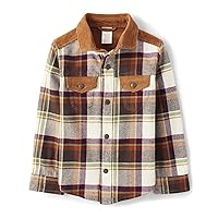 Gymboree Boys' and Toddler Plaid Button Down Shirt Jacket