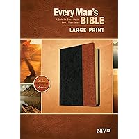 Every Man's Bible NIV, Large Print, TuTone (LeatherLike, Black/Tan) – Study Bible for Men with Study Notes, Book Introductions, and 44 Charts Every Man's Bible NIV, Large Print, TuTone (LeatherLike, Black/Tan) – Study Bible for Men with Study Notes, Book Introductions, and 44 Charts Imitation Leather