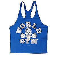 World Gym W300 String Mens Tank Top