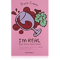Tonymoly I'm Real Red Wine Sheet Mask, 10 Count