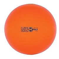 Champion Sports Exercise, Stability, Balance Ball, 65 cm, Neon Orange - Premium Quality, Pop-Resistant Gym Medicine Balls for Strength and Core Training, Rehab, Workout, Pilates, Pregnancy, Stretching