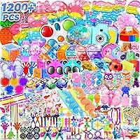 1200+ PCS Party Favors for Kids Fidget Toys Bulk, Treasure Box Prizes for Kids Classroom Birthday Gifts Pinata Stuffers Bulk Toys Goodie Bags Stuffers Party Supplies