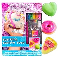 Just My Style You*niverse Sparkling Squishy Soaps, at-Home STEM Kits for Kids Age 8 and Up, DIY Shape Soaps, Chemistry Activities for Birthday Parties, Sleepovers
