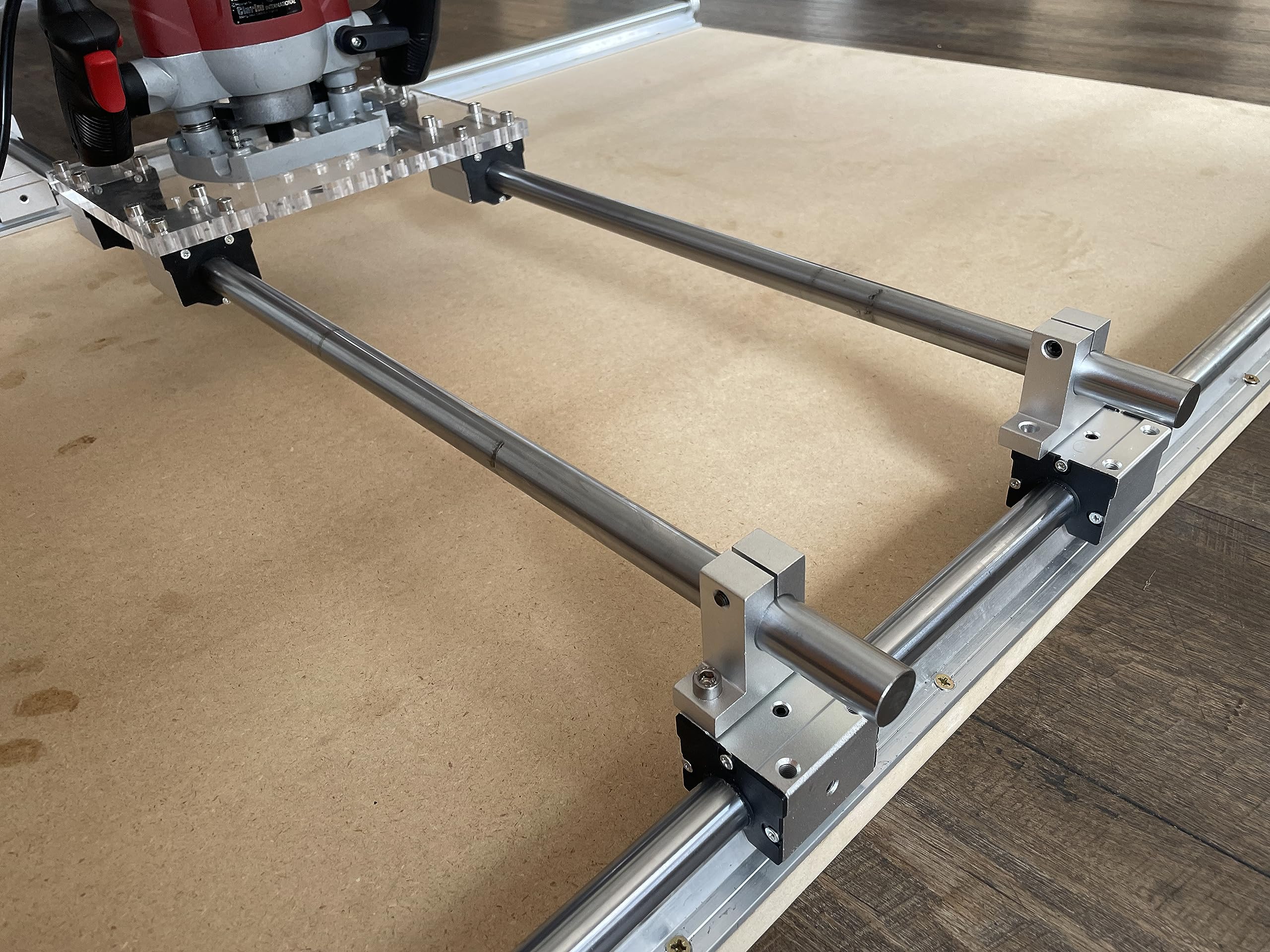 Router Sled - Wood Slab Flattening Mill Router Jig - Up to 1500x1500mm (1500x1500mm)