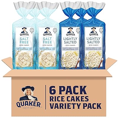 Product: More Products from Quaker - Quaker Lightly Salted Rice Cakes | Rice  cakes, Rice cake recipes, Quaker rice cakes