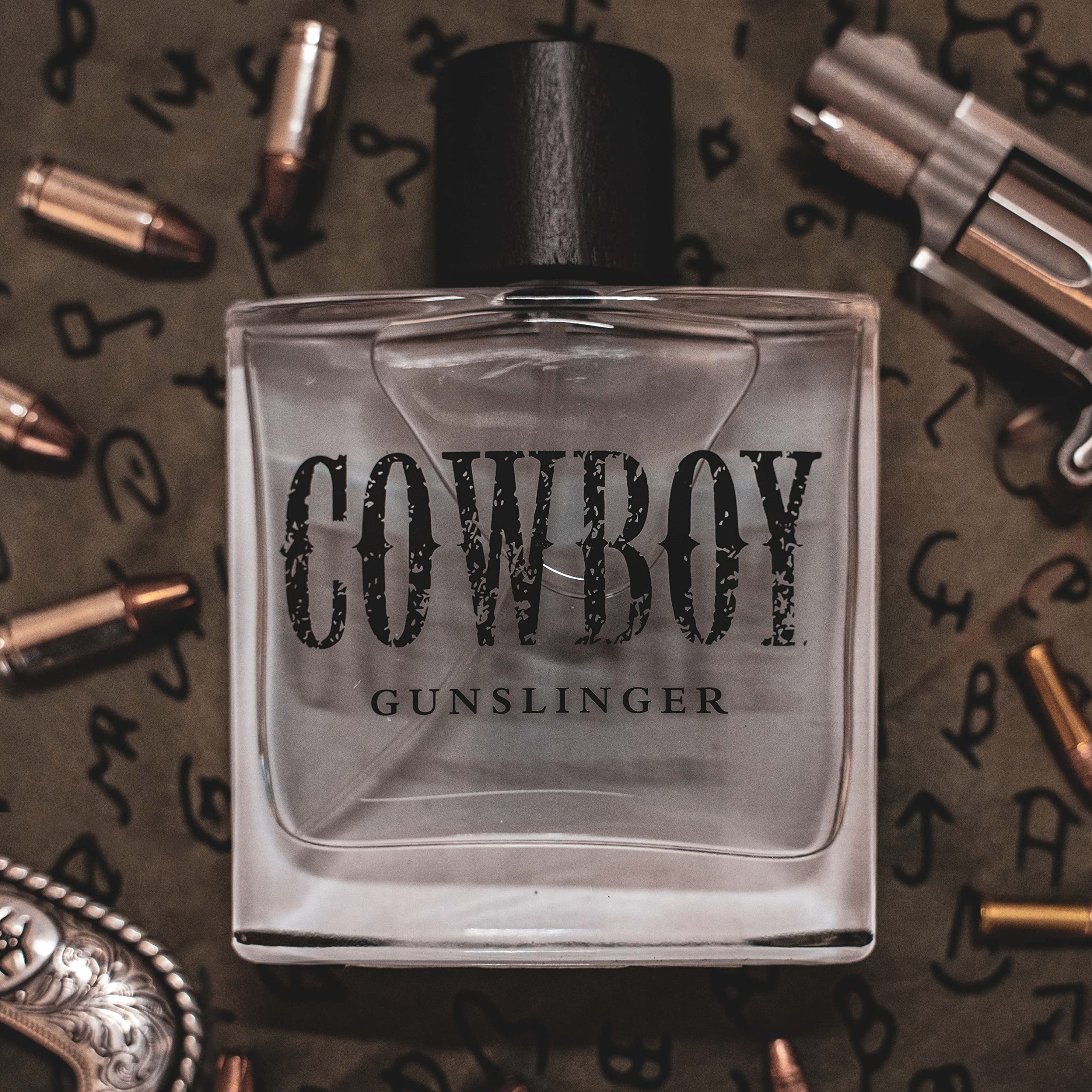 Tru Western Cowboy Gunslinger Men's Cologne, 3.4 fl oz (100 ml) - Warm, Fresh, Bold