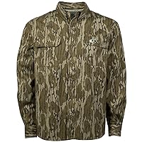 Mossy Oak Men's Camouflage Cotton Mill Hunt Shirt
