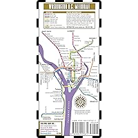 Streetwise Washington DC Metro Map - Laminated Washington DC Metrorail & Mall Map - Pocket Size